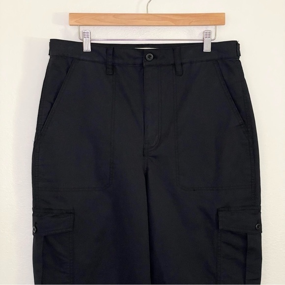 Madewell Cargo Jogger Slouchy Twill Cotton Utility Pant Almost Black 31 - Picture 7 of 14